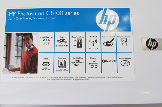 Фото 3. Продам МФУ/Принтер струйный цветной HP Photosmart C 8183 сканер/копир/Wi-Fi