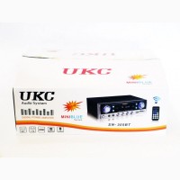 Стерео усилитель с LED дисплеем Bluetooth UKC Black UKC SN-305BT