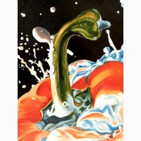 Картина Перец в краске холст, масло, 50х70 см