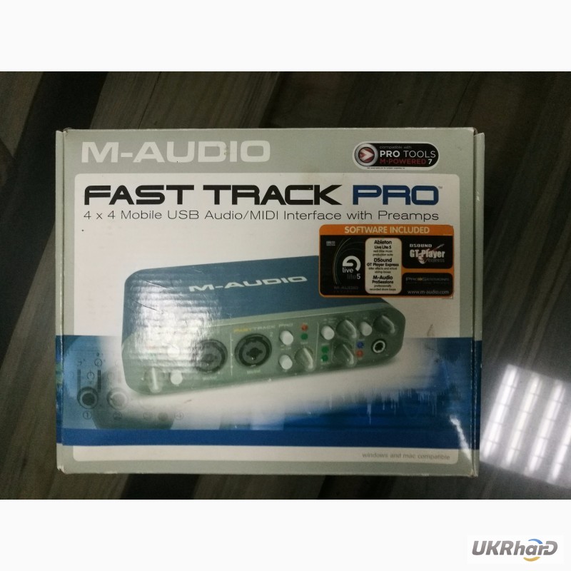 Фото 3. Звуковая карта/Аудио интерфейс M-Audio Fast Track Pro
