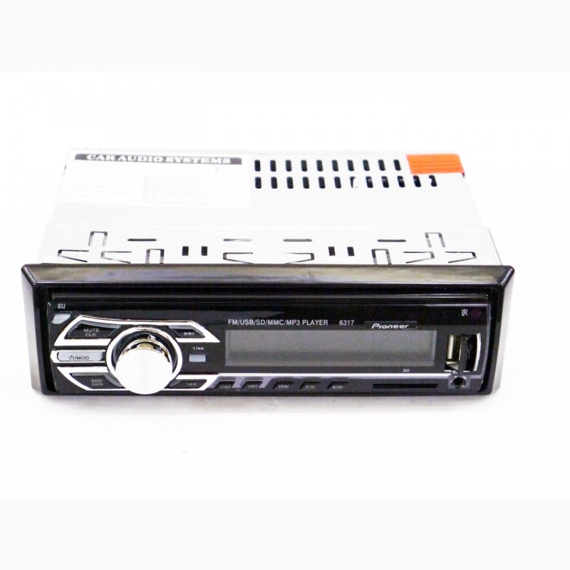 Фото 3. Автомагнитола Pioneer 6317 - MP3 Player, FM, USB, SD, AUX - RGB подсветка
