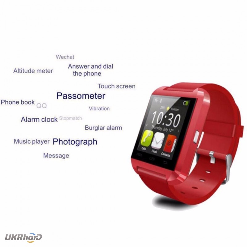 Фото 2. Uwatch U8 умные часы смарт Bluetooth на iOS или Android
