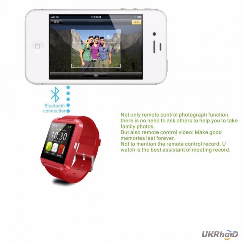 Фото 4. Uwatch U8 умные часы смарт Bluetooth на iOS или Android