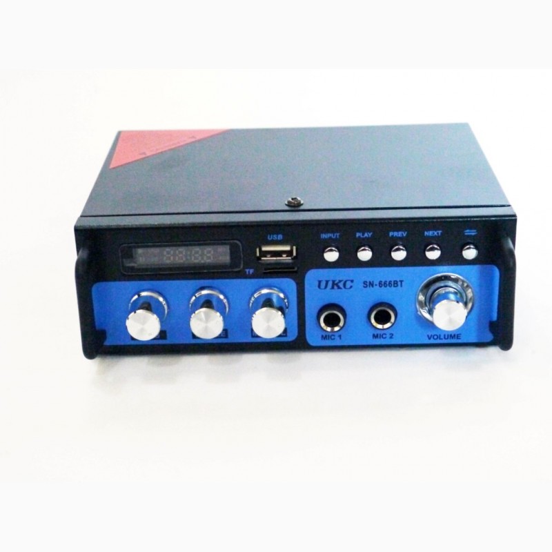 Фото 7. Усилитель звука UKC SN-666BT FM USB 2x300W Bluetooth + Караоке