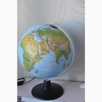 Рельефный глобус с подсветкой с двойной картой Альто