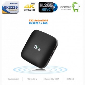 TX2 - новый Android Smart TV Box на Rockchip RK3229, Android 6.1, 1/16Gb