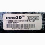 AGP видеокарта inno3D FX5200-8x 64Bit W/64MB