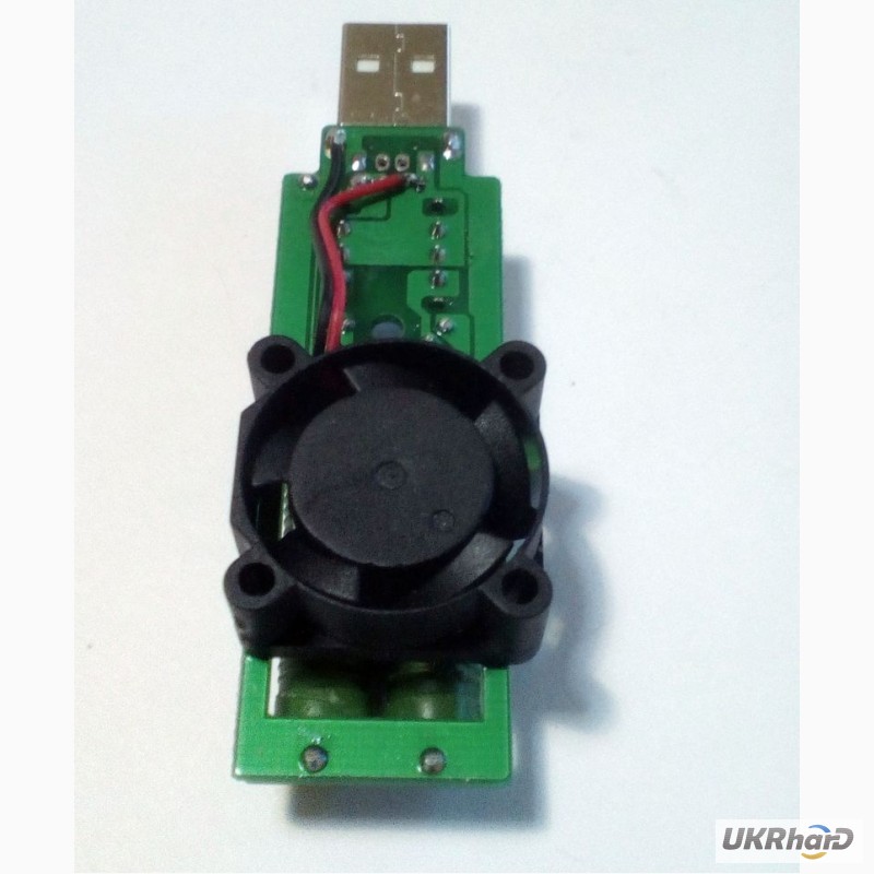 Фото 8. USB нагрузка c вентилятором на 1А 2А 3А, нагрузочный резистор, тестер емкости