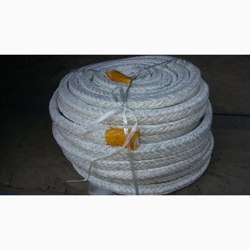 Фото 3. Асбестовый плетеный квадратный уплотнительный шнур для котла