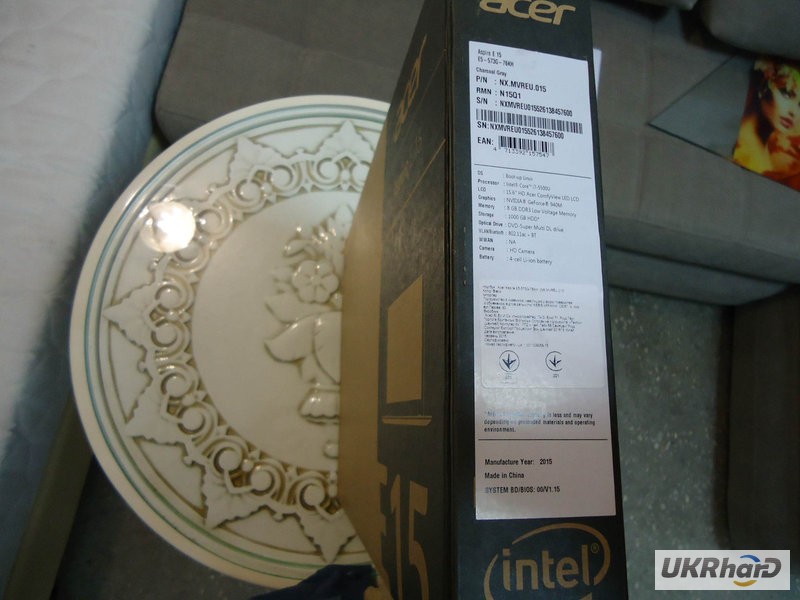 Фото 6. Бизнес ноутбук Acer на Core I7 8Gb с игровой видео GeForce 940