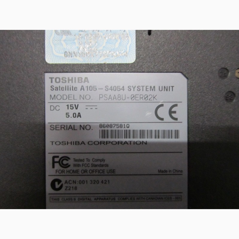 Фото 6. Бюджетный ноутбук с WiFi Toshiba Satellite A105-S4054