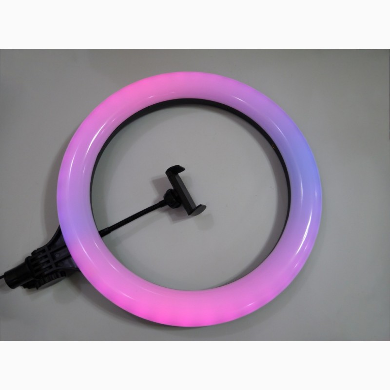 Фото 4. Кольцевая LED лампа RGB MJ38 38см 220V 1 крепл.тел USB + пульт