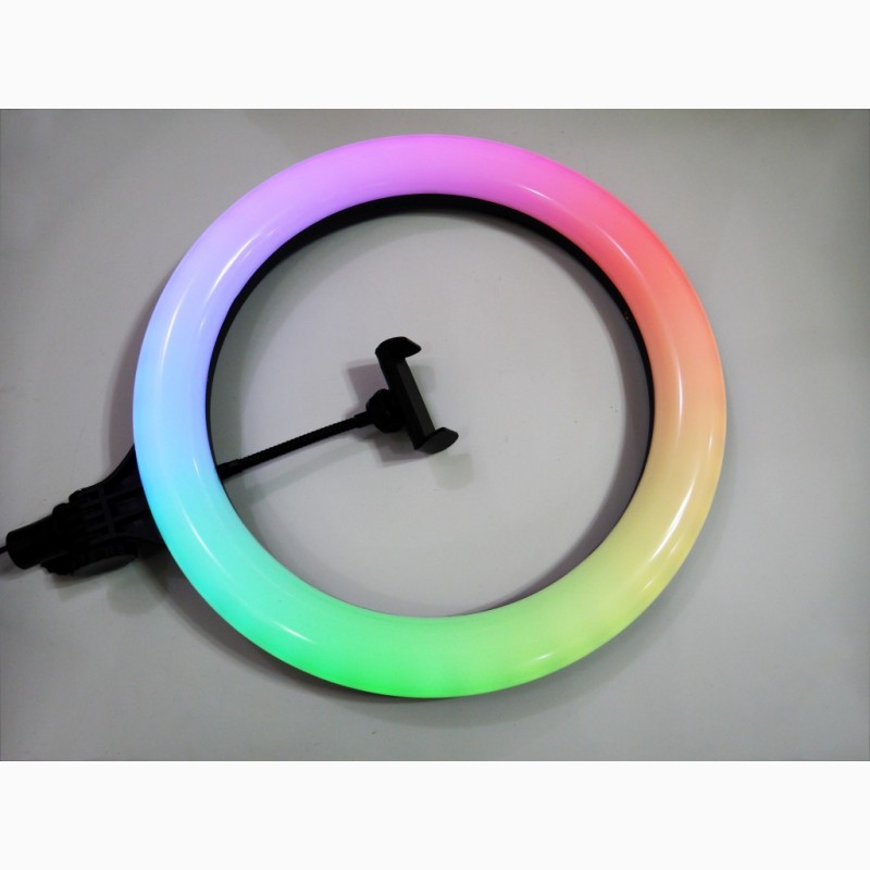 Фото 8. Кольцевая LED лампа RGB MJ38 38см 220V 1 крепл.тел USB + пульт