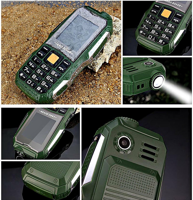 Фото 2. Металлический телефон LAND ROVER L99 2 сим, 2, 2 дюй, 2 Мп, 3800 мА/ч