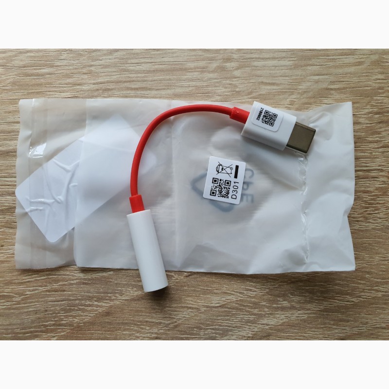 Фото 5. Переходник One Plus USB Type-C на Mini jack 3.5 мм