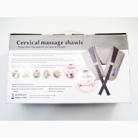 Ударный массажер для спины шеи и поясницы Cervical massage shawls