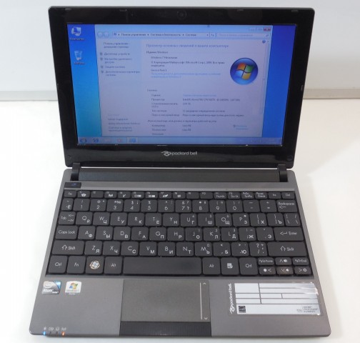 Быстрый нетбук Packard Bell ZE7 (4 гига, ssd 160 gb)