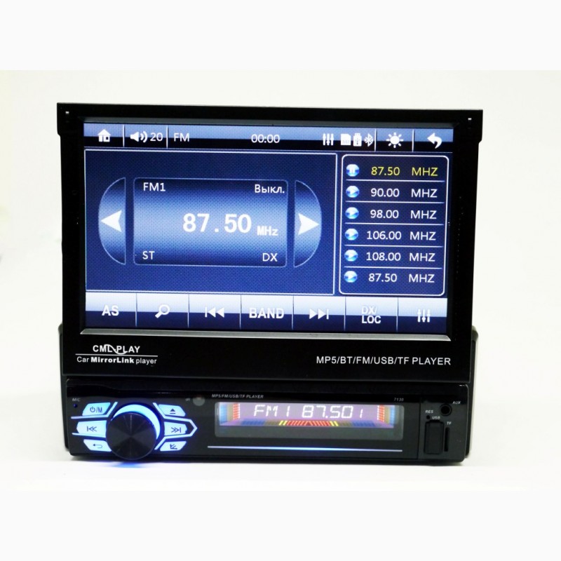 Фото 4. 1din Магнитола Pioneer 7130 - 7 Экран, USB, Bluetooth - пульт на руль