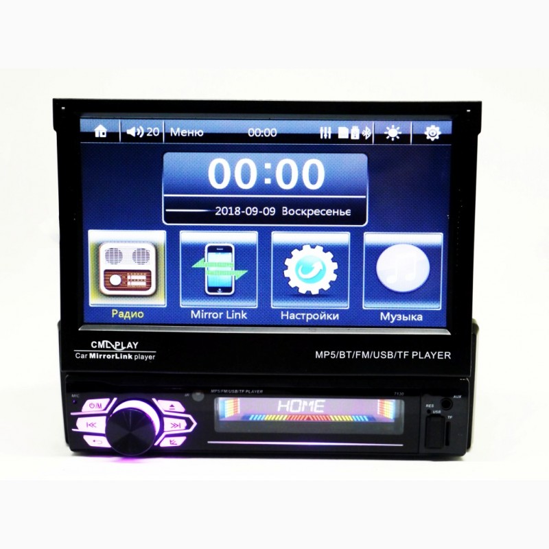 Фото 5. 1din Магнитола Pioneer 7130 - 7 Экран, USB, Bluetooth - пульт на руль
