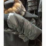 Шикарное кашемировое пальто с норкой