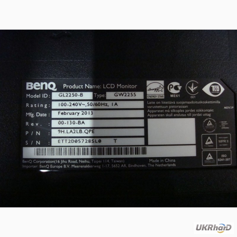 Фото 6. LED FullHD монитор 22 MVA BenQ GW2250