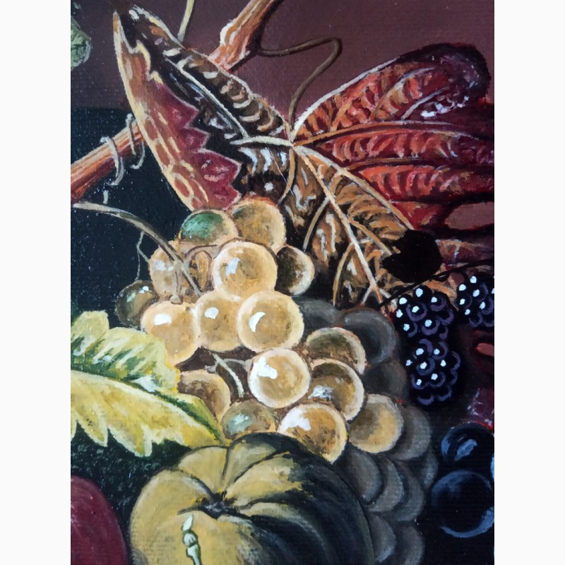 Фото 6. Картина Натюрморт с фруктами, 30х40 см, холст, масло