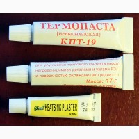Термопаста КПТ-19, термоклей Heatsink Plaster
