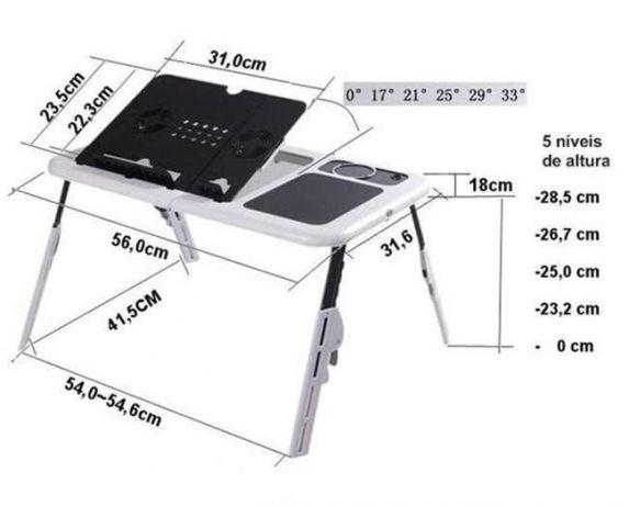 Фото 5. Столик E-TABLE підставка для ноутбука з охолодженням