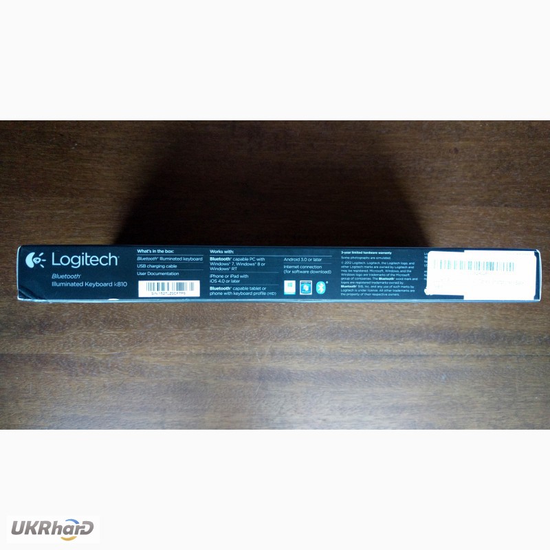 Фото 2. Logitech Bluetooth Illuminated Keyboard K810