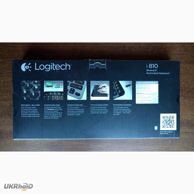 Фото 3. Logitech Bluetooth Illuminated Keyboard K810