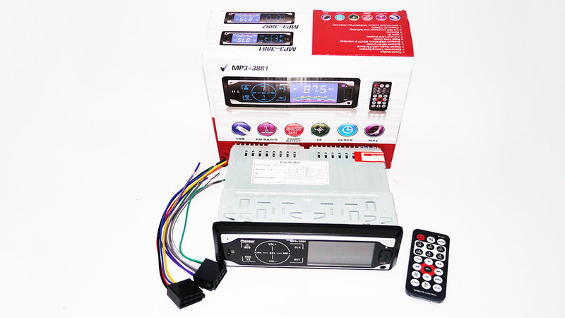 Фото 4. Автомагнитола Pioneer 3881 ISO - MP3 Player, FM, USB, SD, AUX сенсорная