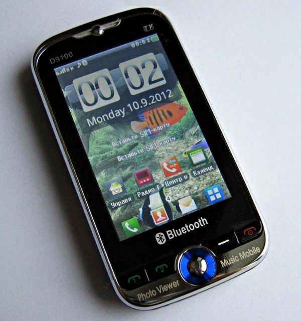 Фото 2. Мобильный телефон Donod D9100 2 сим, TV, сенсорный экран