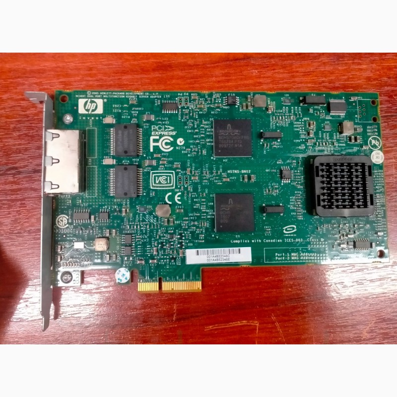 Фото 3. Мережева карта HP NC380T PCI-E