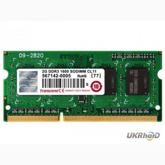 Память для ноутбука SODIMM DDRIII 2Gb ( DDR3 )