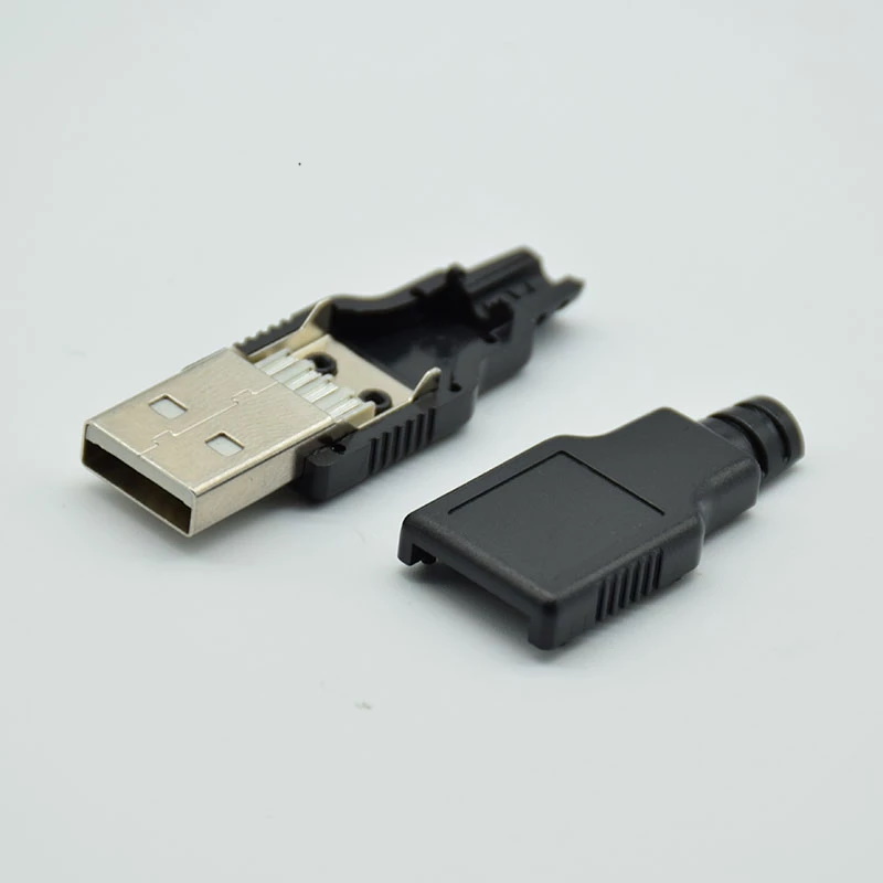 Фото 3. Пара разборных разъемов USB Тип A DIY для подключения к повербанку