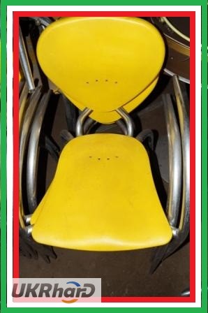 Фото 2. Пластиковые стулья дизайнерские б/у Simphony МВ Италия алюминиевый каркас