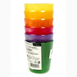 R3-110120, Набор пластиковых стаканов (6 шт.), разноцветный