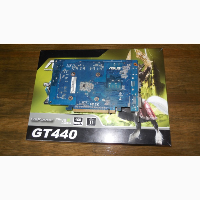 Фото 2. Asus PCI-Ex GeForce GT 440 1024MB