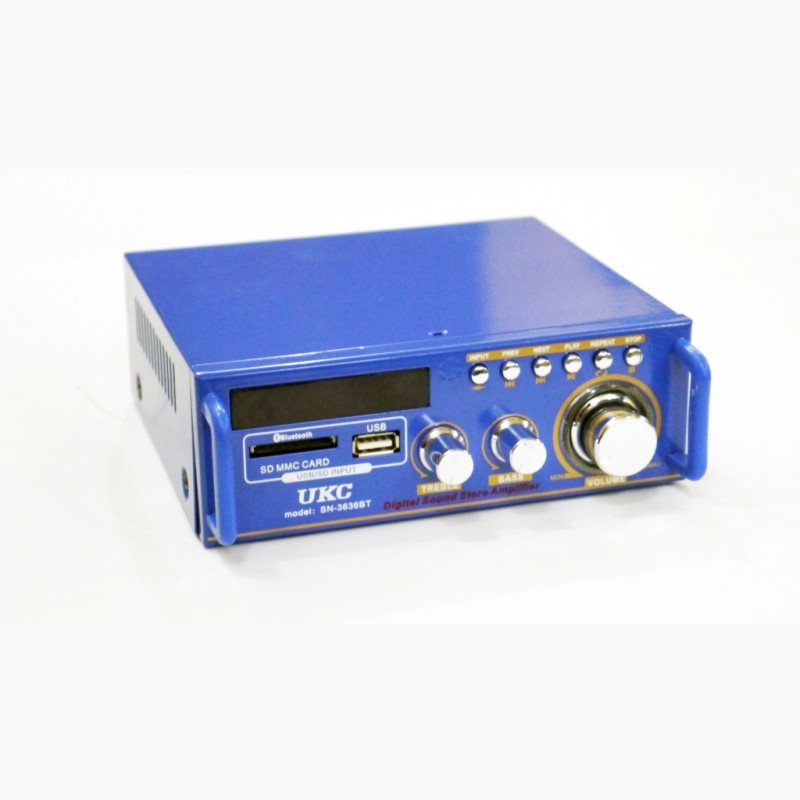 Фото 6. Усилитель UKС SN-3636BT - USB, SD, FM, MP3! 120W+120W 2х канальный