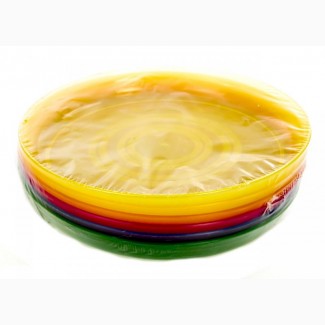 M17-110038, Набор пластиковых тарелок, универсальное, разноцветный