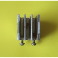 Радиатор охлаждения светодиода, транзистора 25х22х25 (мм.)