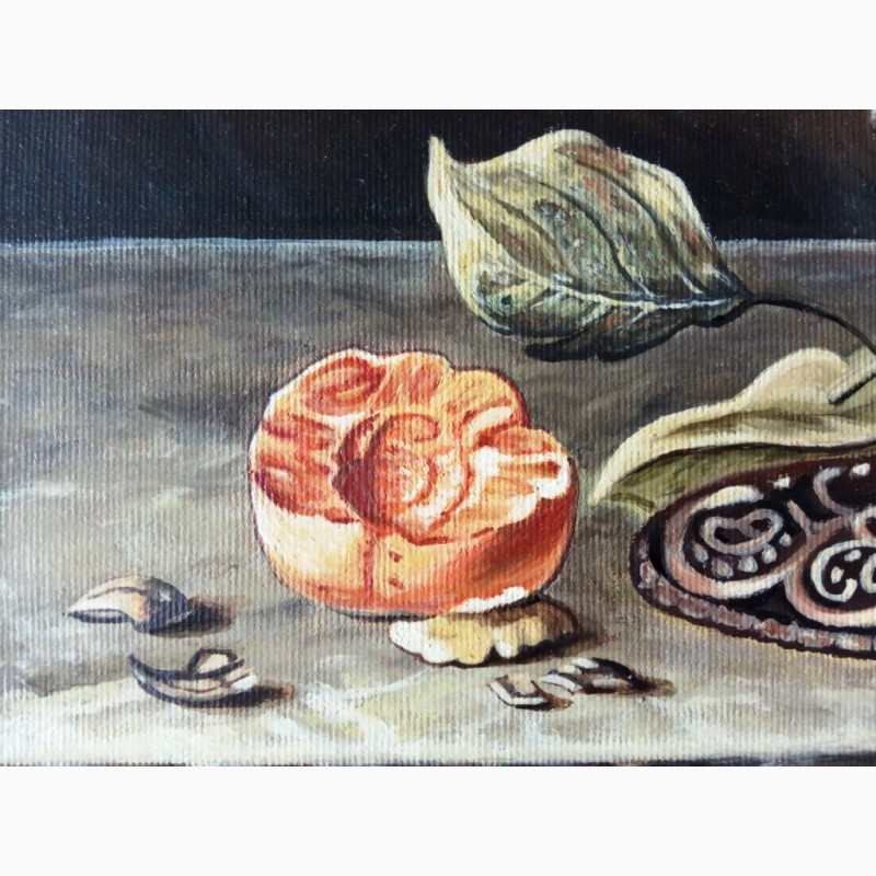 Фото 5. Картина Натюрморт с фруктами (холст. масло, 40х40 см)