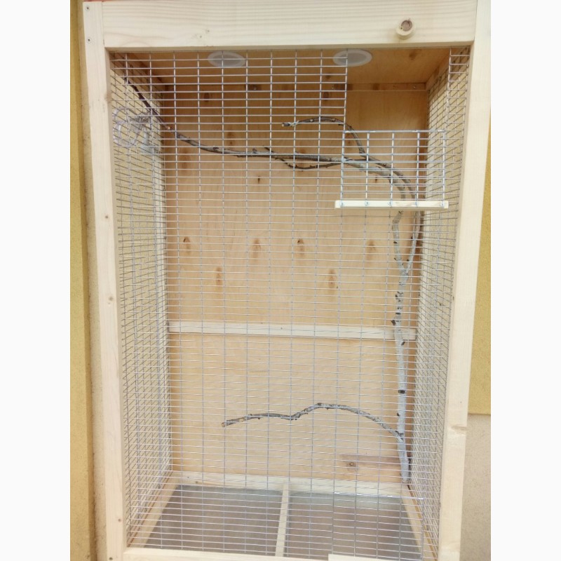 Фото 4. Клетка вольер для мелкой домашней птички попугая, кенора и других на подставке