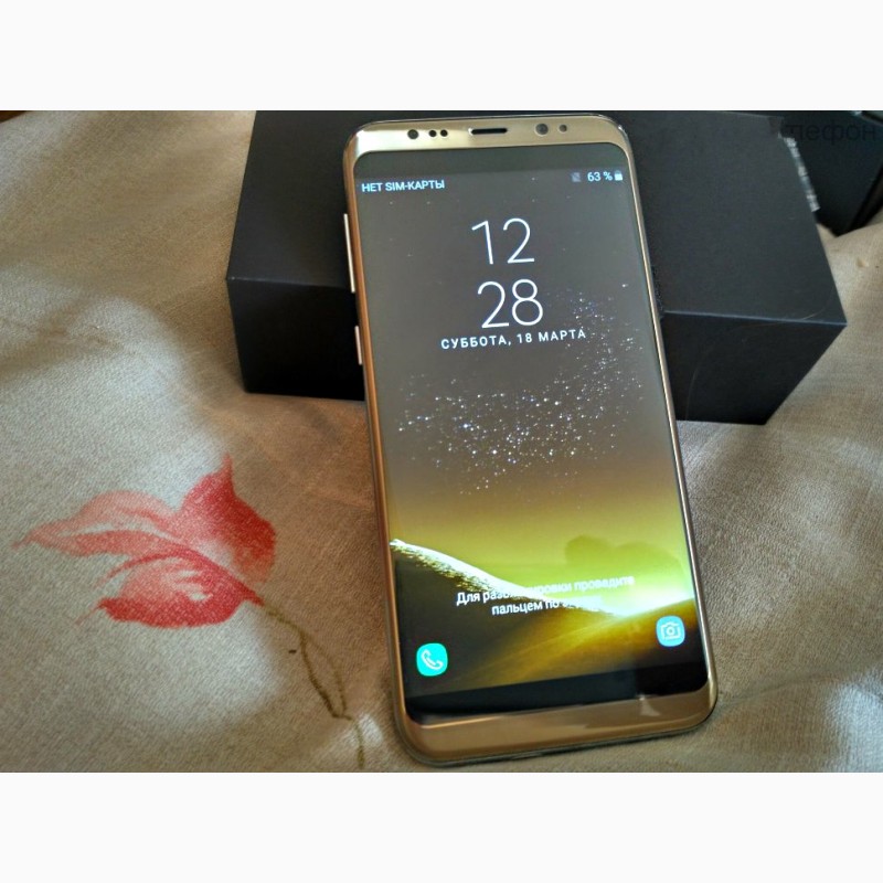 Фото 2. Samsung Galaxy S8 edge 2 сим, 5, 5 дюй, 4яд.12 Мп