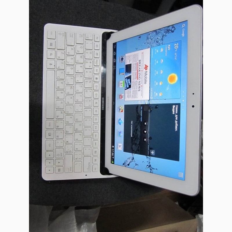 Фото 6. Планшет Samsung Galaxy Tab 10.1 16GB 3G GT-P7500 Pure White