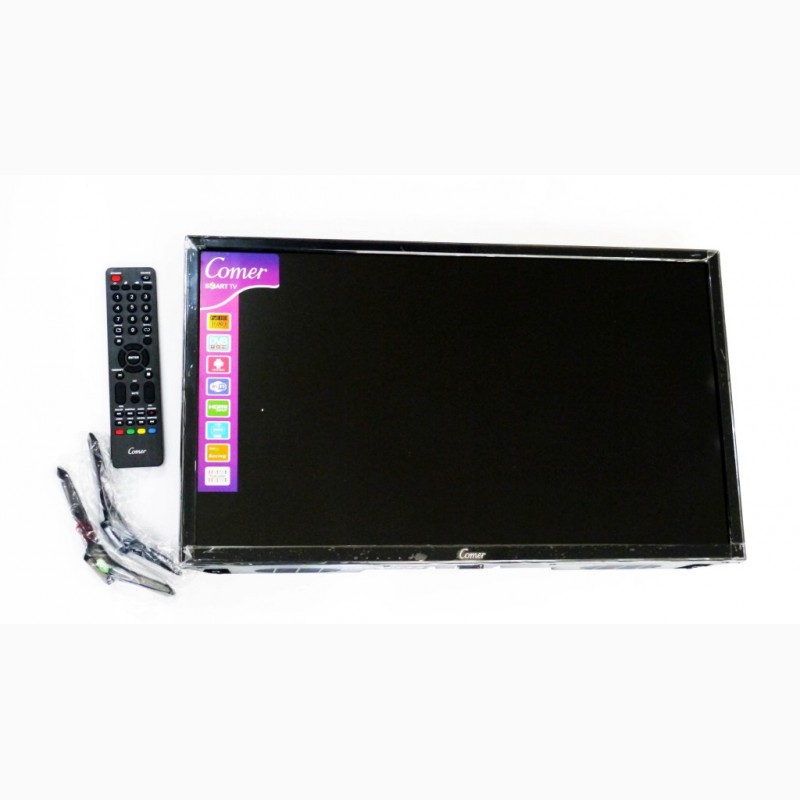Фото 7. LCD LED Телевизор Comer 24 Smart TV, WiFi, 1Gb Ram, 4Gb Rom, T2, USB/SD, HDMI, VGA
