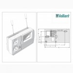 Цоколь для регулятора Vaillant VRC 410, 420, VRC 410S, 420S, 420VRT PF, VRC-VC арт. 299517