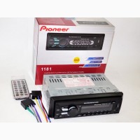 Автомагнитола Pioneer 1181 сьемная панель USB, SD, AUX
