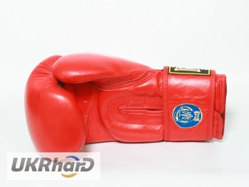 Фото 3. Боксерские перчатки 10ун с печатью ФБУ красные Боксерские перчатки ФБУ Кожа REYGUARD