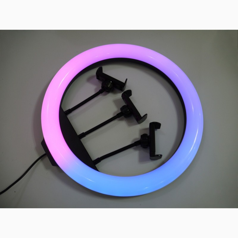 Фото 14. Кольцевая LED лампа RGB MJ36 36см 3 крепл.тел USB